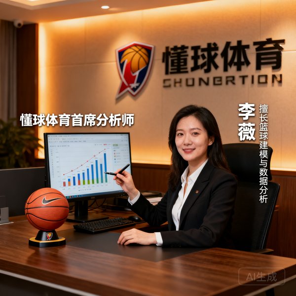 懂球体育首席分析师李薇，擅长篮球建模与数据分析